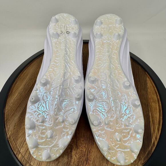 Under Armour Blur Smoke Suede 2.0 MC White Football Cleats 3027978-101 Size 14 - Picture 8 of 8
